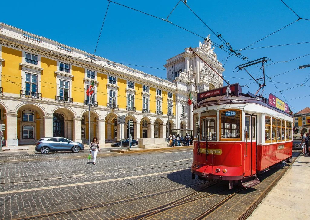 Tram in Lisbon